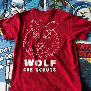 Wolf Cub Scouts Red Kids T-Shirt